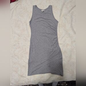 Anthropologie knit dress Sz. L Grey